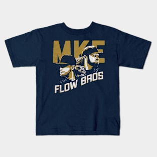 Corbin Burnes & Josh Hader Flow Bros Kids T-Shirt